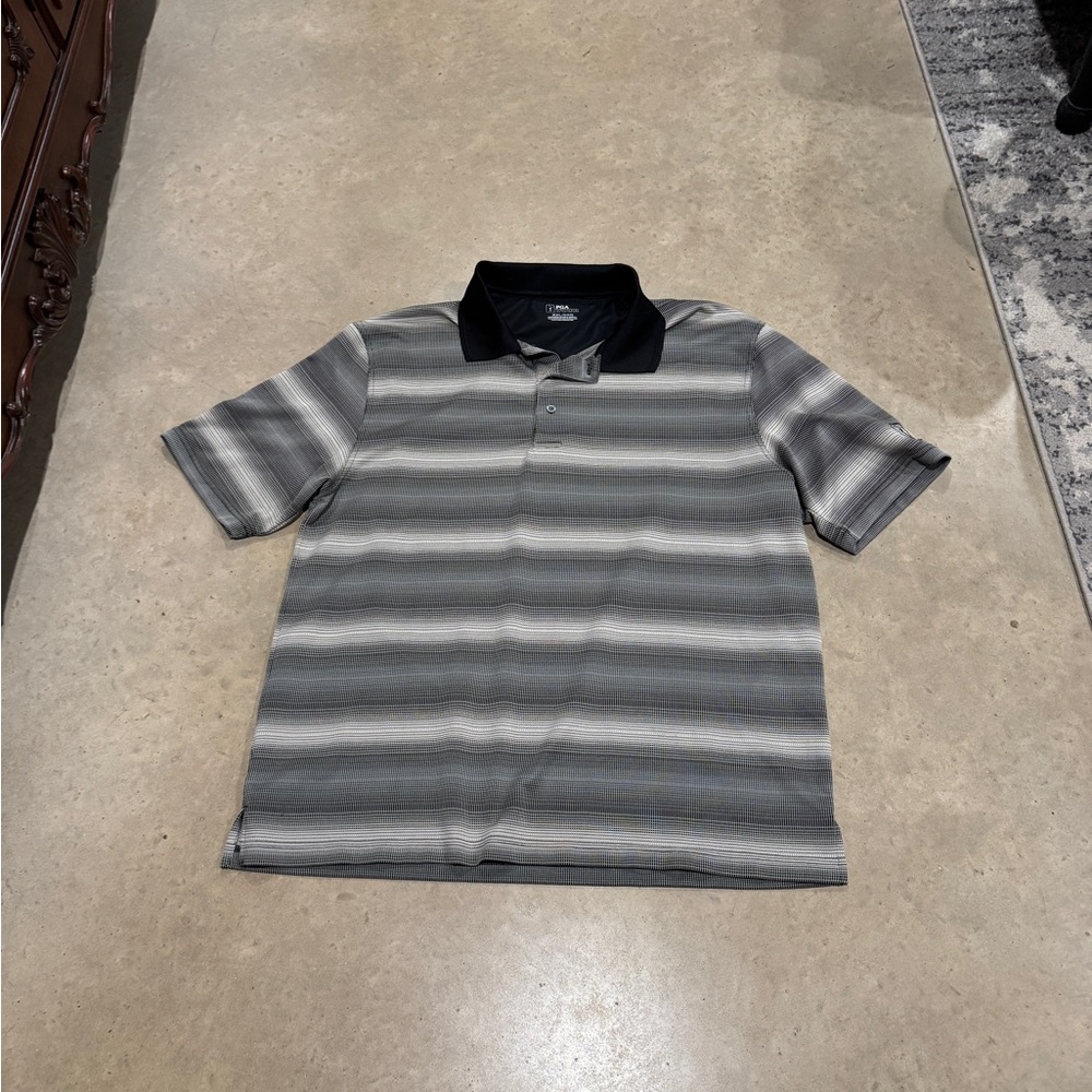PGA Tour Black Polo Shirt